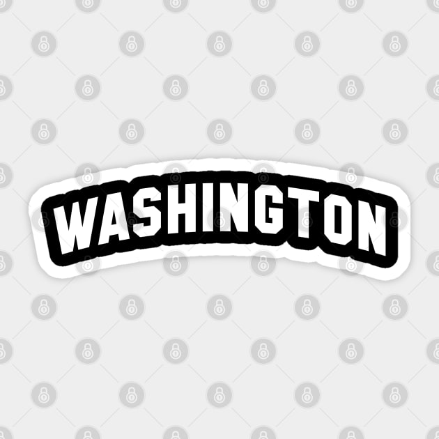 Washington Sticker by Texevod